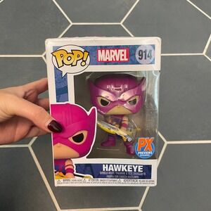 Funko‎ Pop Marvel Hawkeye 914 PX Previews Exclusive Bobblehead Figure NIB